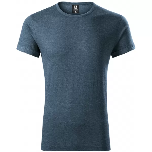  Tricou pentru bărbați ALTISPORT NoPrint NP/ALM361 EVIDENȚIERI DE DENIM ÎNCHIS LA CULOARE 