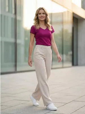 Tricou pentru femei ALTISPORT NP/ALW261 ROȘU FUCSIA