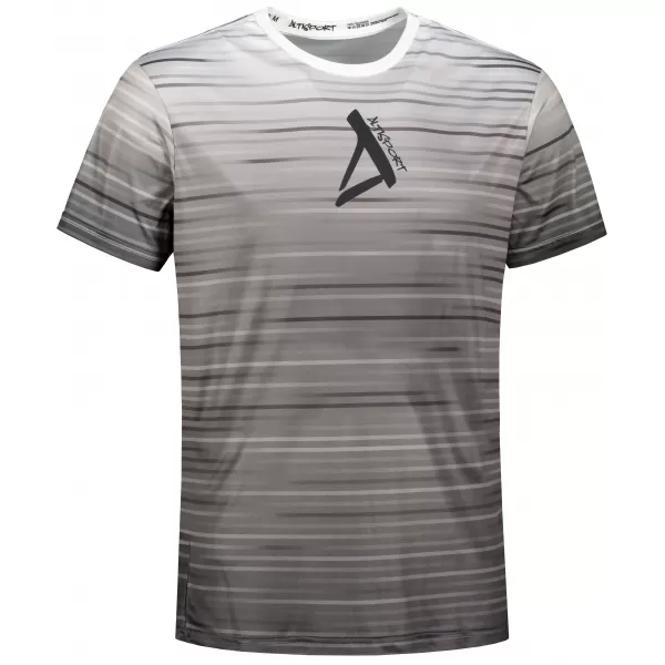  Tricou premium pentru bărbați ALTISPORT VOJ/ALM031TR01 ALB-NEGRU 