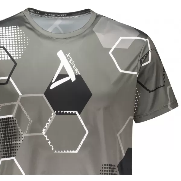  Tricou funcțional premium pentru bărbați ALTISPORT VOJ/ALM037TR01 GRI 