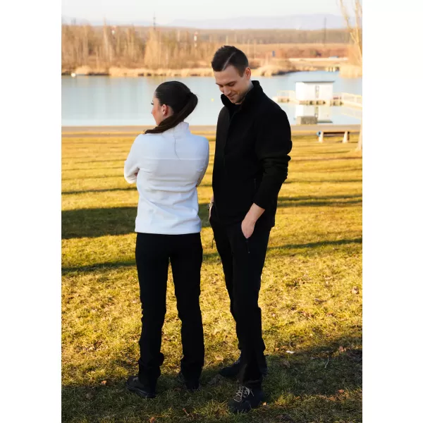  Hanorac de damă din fleece ALTISPORT NP/ALW405 ALB 