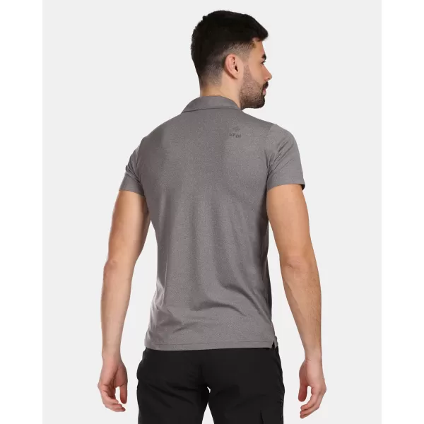  Tricou pentru bărbați cu guler KILPI GIVRY-M VM0304KI NEGRU 