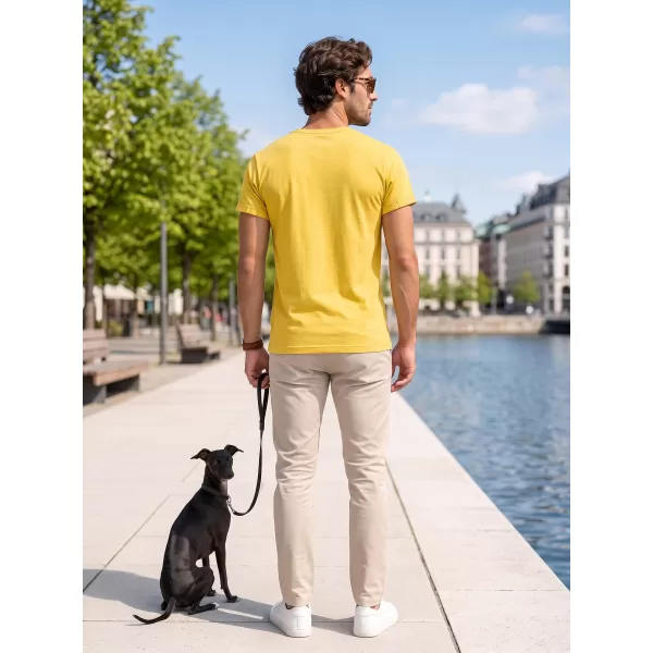  Tricou pentru bărbați ALTISPORT NoPrint NP/ALM361 EVIDENȚIERE GALBENĂ 