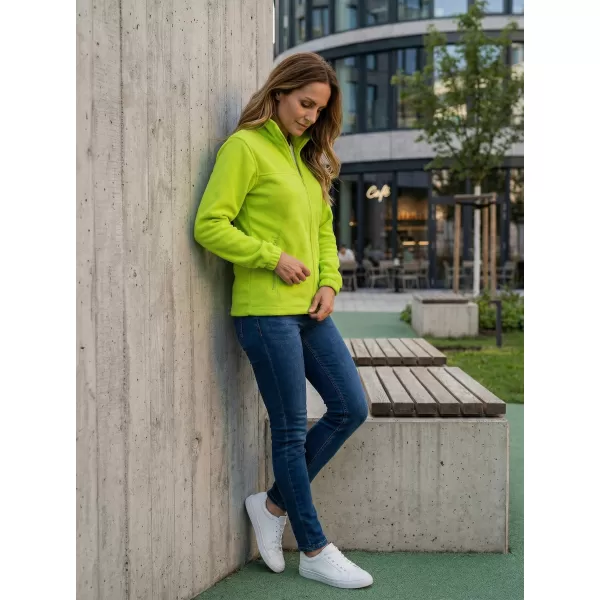  Hanorac de damă din fleece ALTISPORT NP/ALW405 LĂMÂIE VERDE 