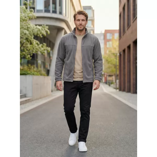  Hanorac pentru bărbați din fleece ALTISPORT NP/ALM105 GRI OȚEL 