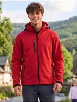 Jachetă softshell pentru bărbați ALTISPORT NP/ALM225 ROȘU