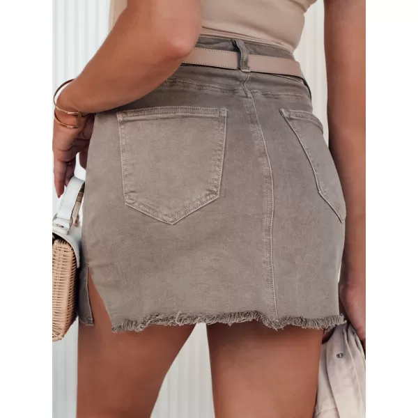  Fusta doamnelor DSTREET TRENDSTAR CY0457 BEJ 