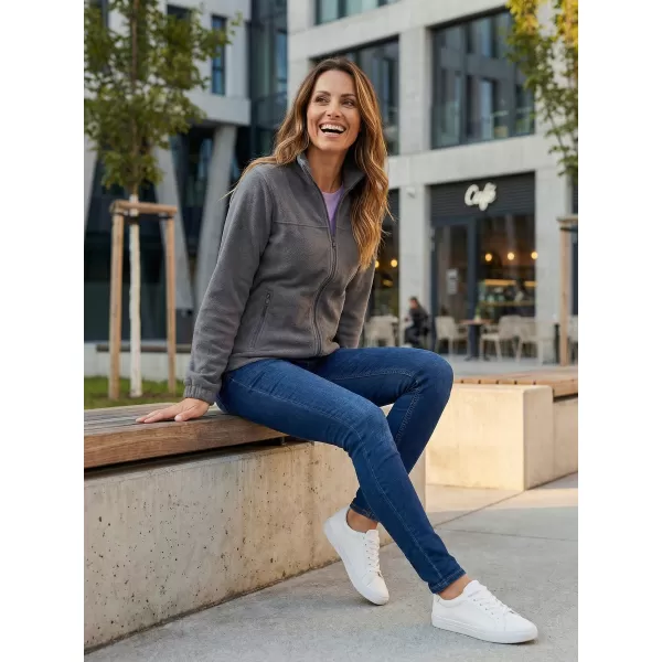 Hanorac de damă din fleece ALTISPORT NP/ALW405 GRI OȚEL 