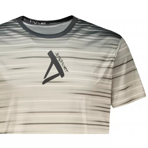  Tricou premium pentru bărbați ALTISPORT VOJ/ALM031TR01 NEGRU/MARO 