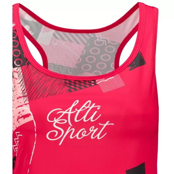 Maieu premium funcțional pentru femei ALTISPORT VOJ/ALW009TIL01 ROȘU 