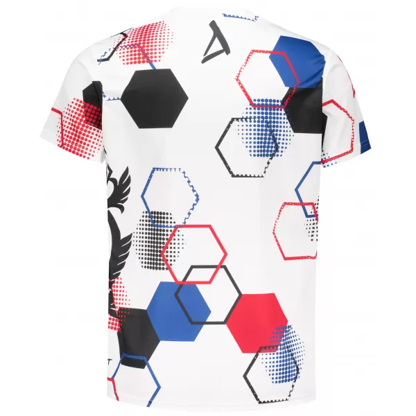  Tricou funcțional premium pentru bărbați ALTISPORT x CZE VOJ/ALM036TR01 HEXA ALB 