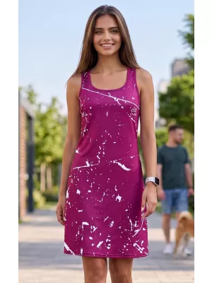 Rochie vestă funcțională premium pentru femei ALTISPORT VOJ/ALW034SAT01 FUCSIE