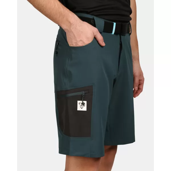  Pantaloni scurți pentru bărbați KILPI NAVIA-M VM0421KI VERDE ÎNCHIS 