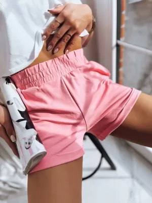 Pantaloni scurţi DSTREET KAKKI SY0275 ROZ