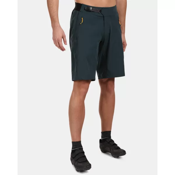  Pantaloni scurți de ciclism pentru bărbați KILPI HIXON-M VM0454KI VERDE ÎNCHIS 