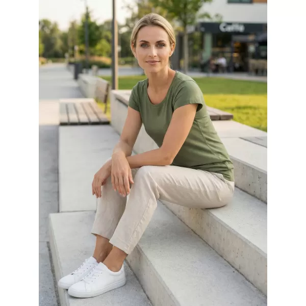  Tricou pentru femei ALTISPORT NP/ALW021 KAKI 