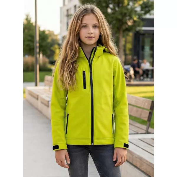  Jachetă softshell pentru copii ALTISPORT NP/ALK535 LĂMÂIE VERDE 