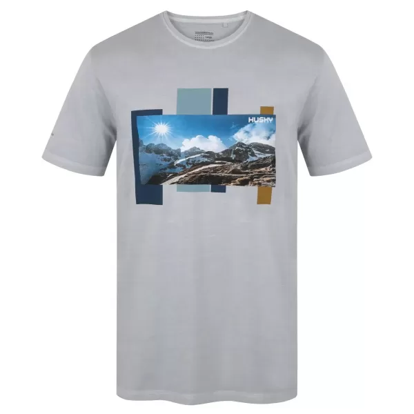  Cămaşă HUSKY TEE SKYLINE M GRI DESCHIS 