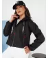 Jacheta din denim pentru femei DSTREET ALONDRASS TY4334 NEGRU