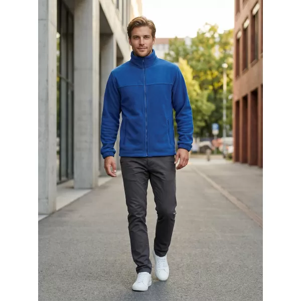  Hanorac pentru bărbați din fleece ALTISPORT NP/ALM105 ALBASTRU REGAL 
