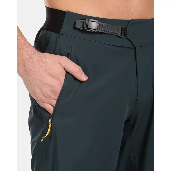  Pantaloni scurți de ciclism pentru bărbați KILPI HIXON-M VM0454KI VERDE ÎNCHIS 