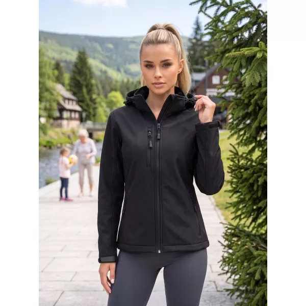  Jachetă softshell pentru femei ALTISPORT NP/ALW125 NEGRU 