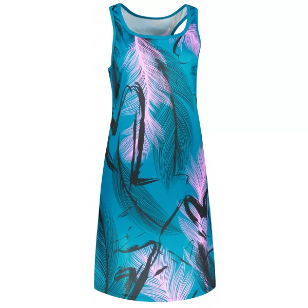  Rochie vestă funcțională premium pentru femei ALTISPORT VOJ/ALW001SAT01 BENZINĂ/ROZ DESCHIS 