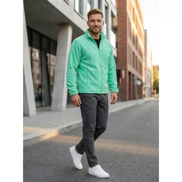  Hanorac pentru bărbați din fleece ALTISPORT NP/ALM105 MENTĂ 