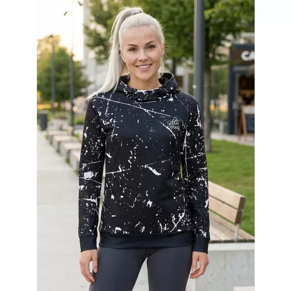  Hanorac funcțional premium pentru femei ALTISPORT VOJ/ALW034MI01 NEGRU 