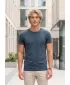 Tricou pentru bărbați ALTISPORT NoPrint NP/ALM361 EVIDENȚIERI DE DENIM ÎNCHIS LA CULOARE