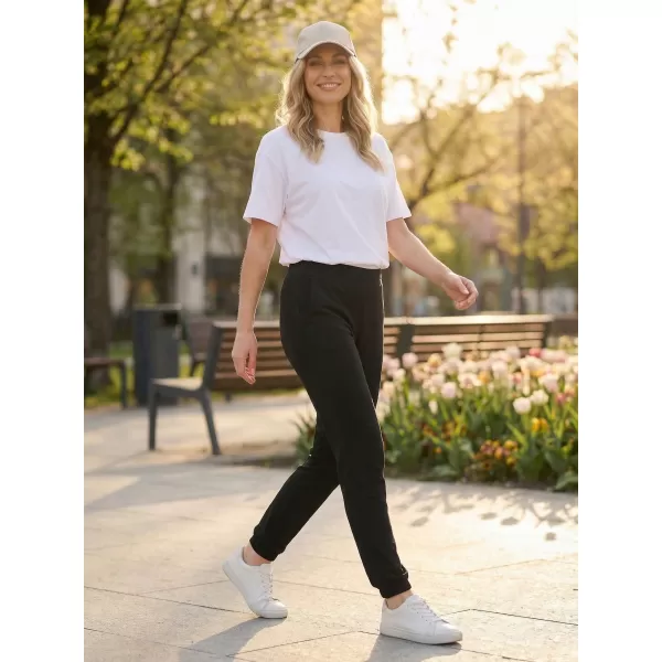  Pantaloni de trening pentru femei ALTISPORT NP/ALW306 NEGRU 
