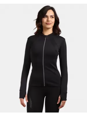 Hanorac de damă din fleece KILPI LAJEN-W VL0206KI NEGRU