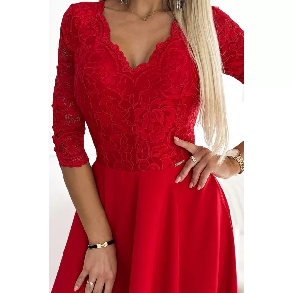  Rochie NUMOCO AMBER 309-8 ROŞU 