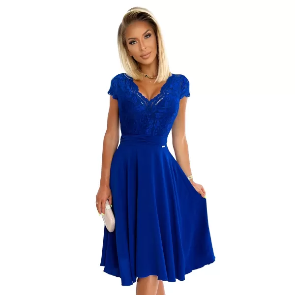  Rochie NUMOCO LINDA 381-3 ALBASTRU 