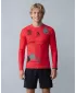 Tricou de compresie funcțional premium pentru bărbați ALTISPORT VOJ/ALM037TR03 ROȘU