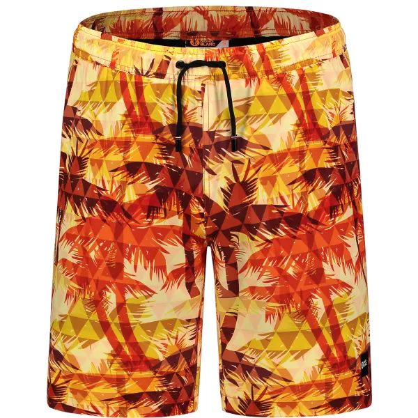  Pantaloni scurți de înot pentru bărbați NORDBLANC ATLANTIC NBSPM8020 MARO/GRI 