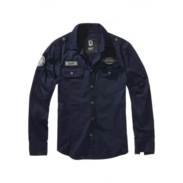  Cămaşă BRANDIT LUIS VINTAGE BD4023 MARINA 