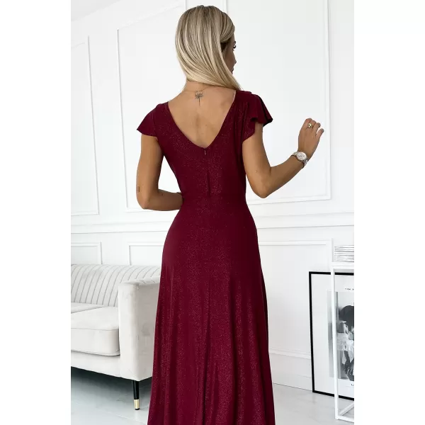  Rochie NUMOCO CRYSTAL 411-8 ROŞU 