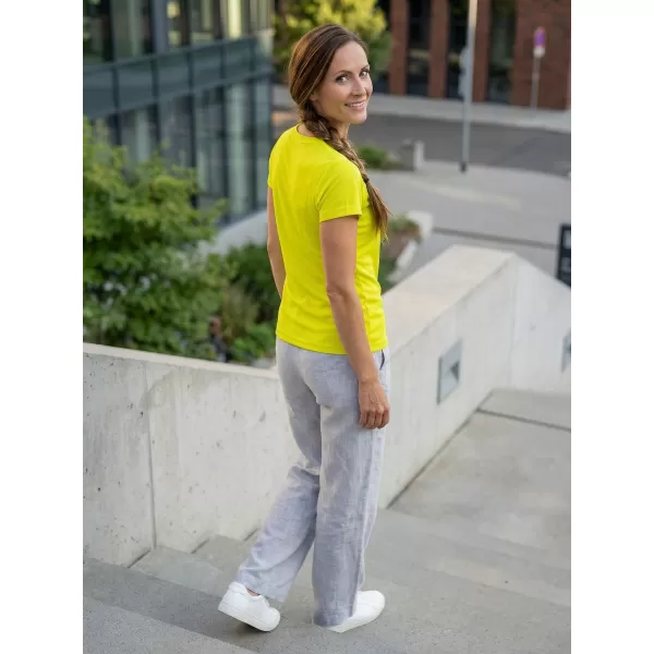  Tricou funcțional de damă ALTISPORT NoPrint NP/ALW041 GALBEN NEON 