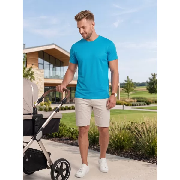  Tricou funcțional pentru bărbați ALTISPORT NoPrint NP/ALM421 TURCOAZ 