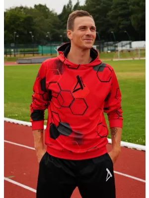 Tricou funcțional premium pentru bărbați ALTISPORT VOJ/ALM037TR01 ROȘU