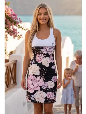 Rochie funcțională vestă de damă ALTISPORT VOJ/ALW008SAT01 ALB