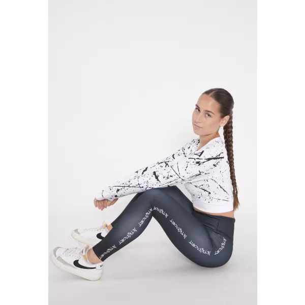  Crop top funcțional premium pentru femei, cu mâneci lungi ALTISPORT VOJ/ALW034TR04 ALB 