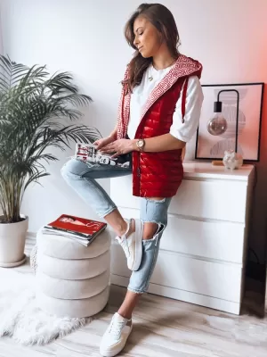 Vestă DSTREET CRISTINA TY3471 ROŞU
