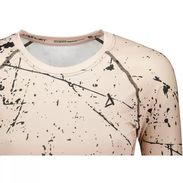  Crop top funcțional premium pentru femei, cu mâneci lungi ALTISPORT VOJ/ALW034TR04 MARO 