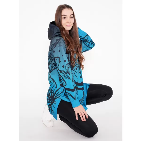 Hanorac funcțional premium pentru femei ALTISPORT VOJ/ALW045MI03 SMARALD/NEGRU 