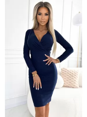 Rochie NUMOCO 387-8 ALBASTRU