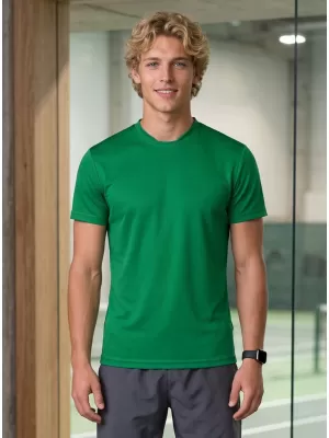 Tricou funcțional pentru bărbați ALTISPORT NoPrint NP/ALM421 VERDE MEDIU