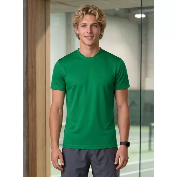  Tricou funcțional pentru bărbați ALTISPORT NoPrint NP/ALM421 VERDE MEDIU 