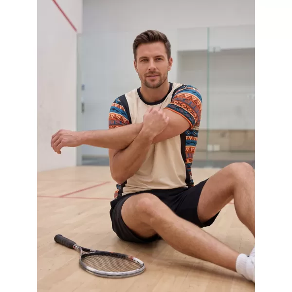  Tricou funcțional premium pentru bărbați ALTISPORT VOJ/ALM043TR01 BEJ 